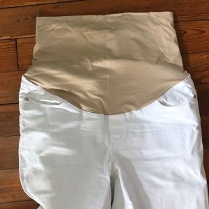 LOFT White Maternity Jeans